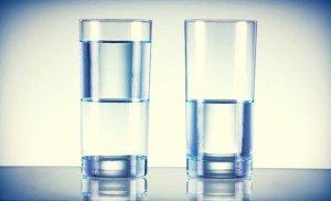 Half empty or half full?